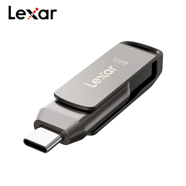 Lexar USB3.1 Type-C USB Flash Drive for Phone and Computer Original D400 Pen Drive 256gb 128gb 64gb 32gb Up to 130Mb/s Pendrive 2