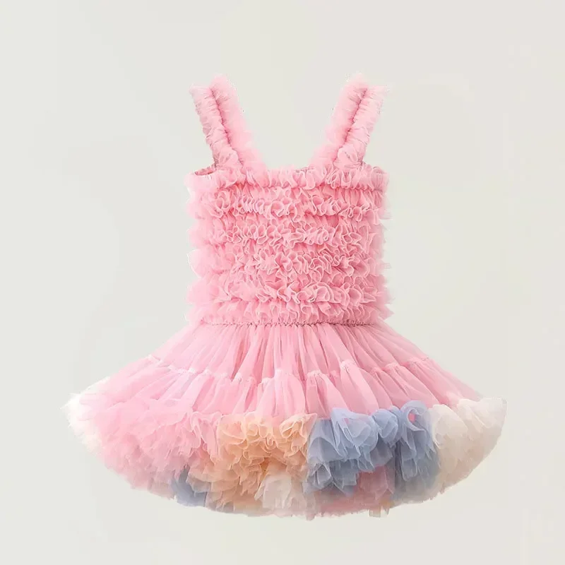 

Girls Tutu Dress for Girls Baby Ball Gown Princess Party Vestido Casual Ruffled Bubble Photography Dresses Children Clothes