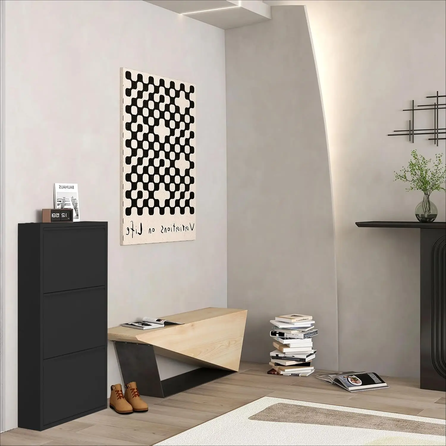 Shoe Cabinet, Shoe Rack, Organizer, Drawers-Indoor and Outdoor-Metal Rack Metal Cabinet Long Life