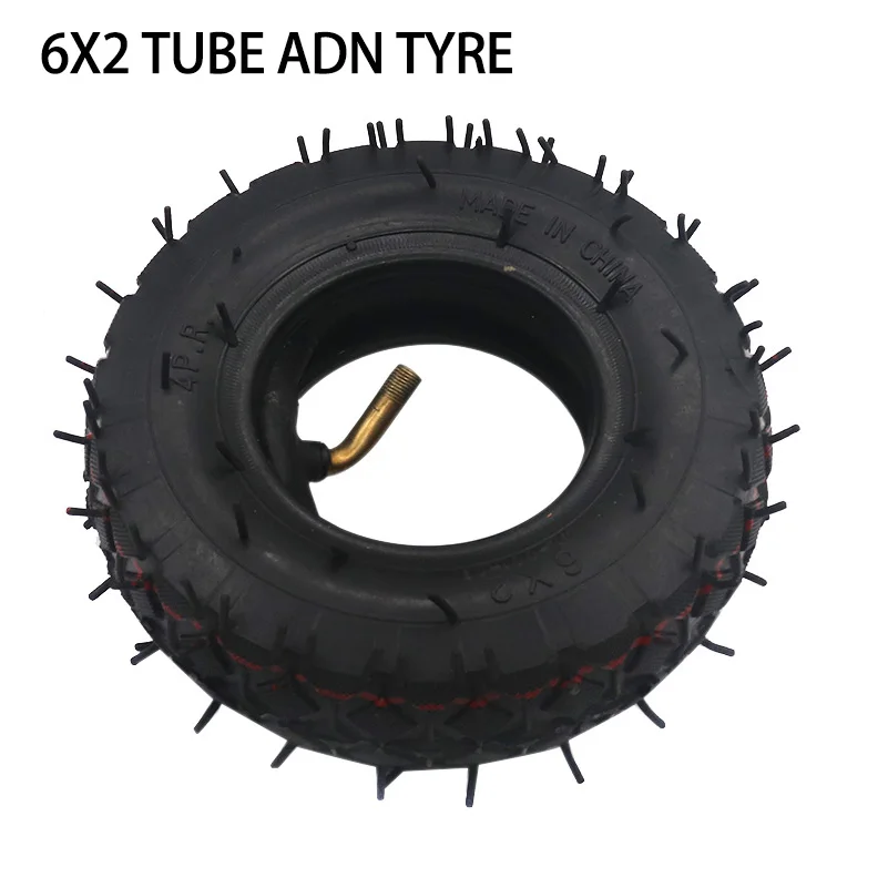 

Electric Scooter accessories Tires 6x2 6inch caster tyre outer tire for trolley cart wheel roller