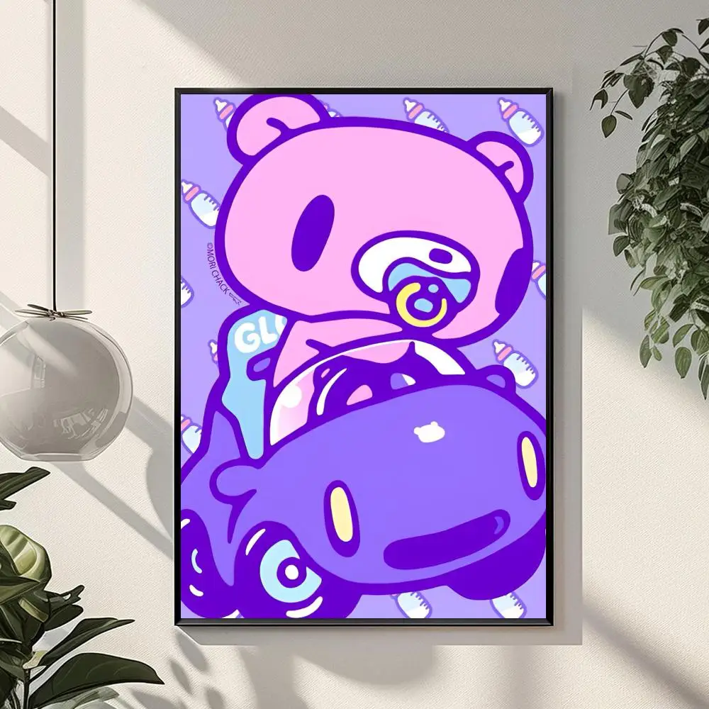 Cartoon G-kümmiger Bär Poster Urlaub Geschenke Dekoration für Zuhause Restaurant Büro Raum Wandkunst – Detail 13