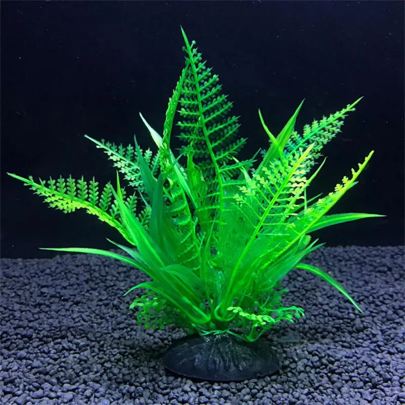 Artificial Aquarium Decor Plants Green Water Grass Aquatic Plant Fish Tank Grass Flower Decoration Water Weeds Ornament