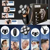 5 In 1 Electric Shaver For Men Bald Head Hair Clipper Nose Trimmer 5 Floating Blade Heads Shaving Beard Knife Rechargeable Razor 3