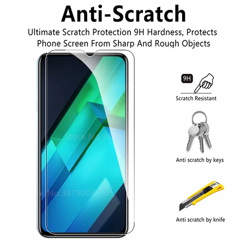 3PCS Durable Tempered Glass Screen Protector Case - Advanced Shockproof Cover for Enhanced Display Protection