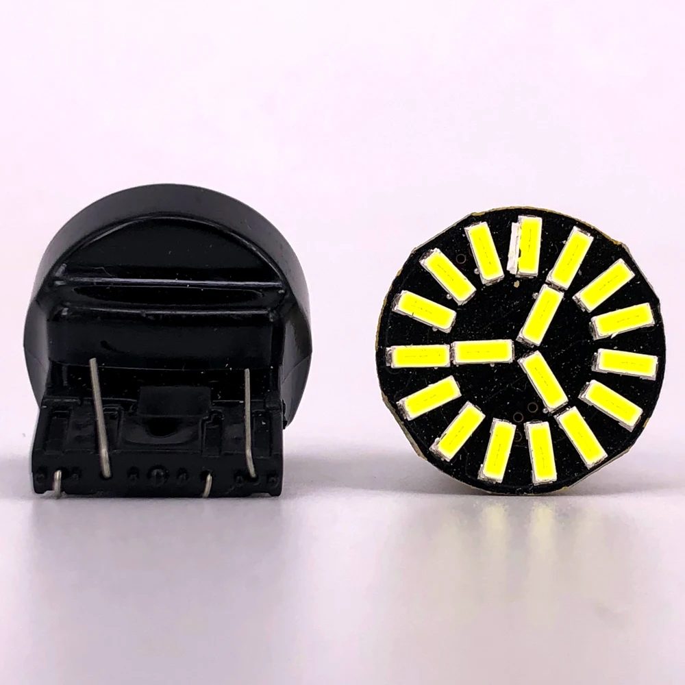 �ڵ��� LED ���� ���õ� LED ���� 1156 1157, P21W, BA15S, BAY15D, S25, 7440 7443, 18 LED 4014, �ڵ� �극��ũ ��, ���� ���� DRL, 30 ��