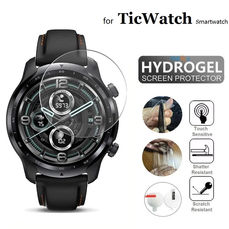 

10PCS TPU Hydrogel Screen Protector for TicWatch Pro 3 Ultra GPS S2 E2 C2 Plus GTX Smart Watch HD Clear Soft Protective Film