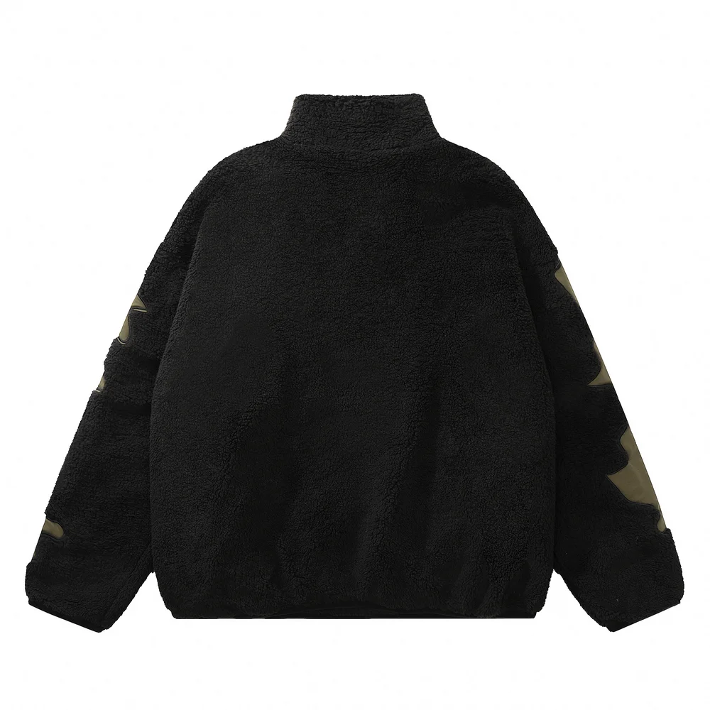 Hip Hop Streetwear Oversize Sweater Jacket Men Bone Skull Embroidery Fashionable Casual Long Sleeved Zipper Vintage Warm Coat knitted cardigan knitted sweater coat sweater coats casual sports coat