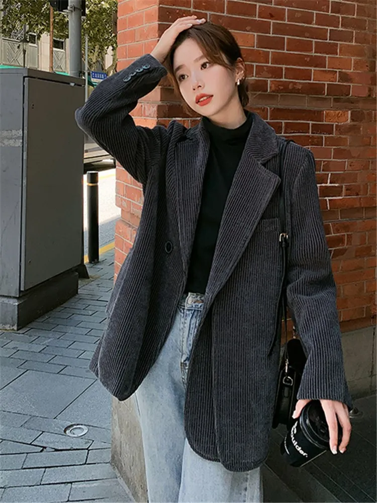 fashion-spliced-double-breasted-loose-gray-corduroy-blazer-jacket-2022-autumn-women-elegant-vintage-korean-coat-outerwear-2355