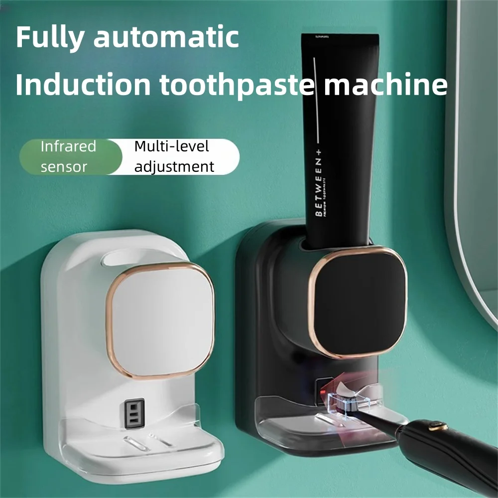 

3 Mode Smart Toothpaste Dispenser Automatic Sensor Electric Wall Mounted Tooth Paste Squeezer USB Removable Bathroom Accessories