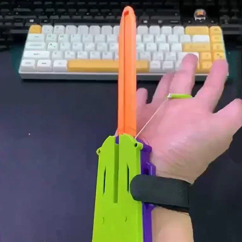 New Parent-child Interactive Telescopic Sword Multiplayer Battle Game Decompression Telescopic Toy 3D Stress Relief Fidget Toys