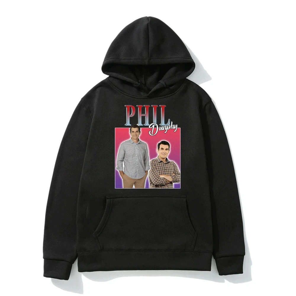 

American TV Show Phil Dunphy Graphics Print Hoodies Harajuku Men's Women's Casual Hooded Sweatshirt Oversize Streetwear Pullover