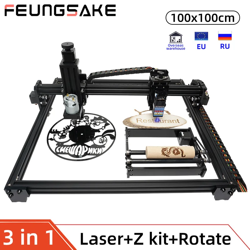 CNC laser engraving cutting machine 50w wood laser printer 90w metal
