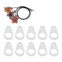 10pcs Hearing Aid Anti Lost Lanyard Silicone for BTE Hearing Aid Clip Adaptor Replacement Accessories for Elderly Children Kid 1