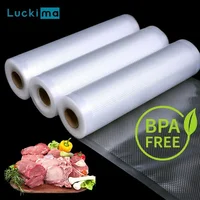 Food Vacuum Storage Packaging Bags for Vacuum Sealer Meat Fruit Vegetable Sous Vide Cooking Bag 12/15/20/25/28cm 500cm/roll 1