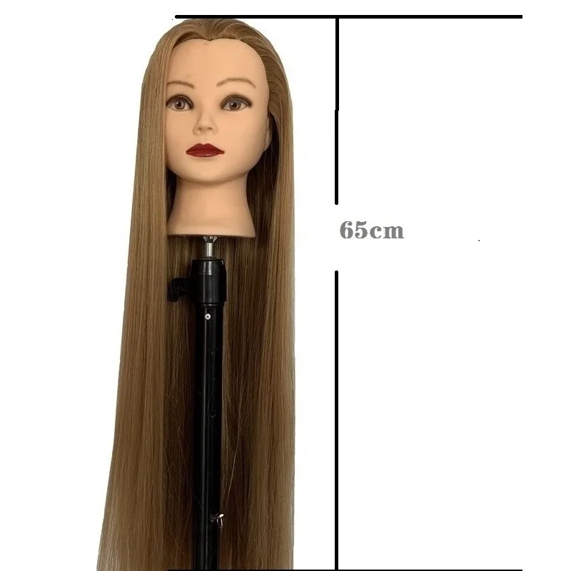 Mannequin Heads With 75% Real Human Hair Training Head - Temu Austria