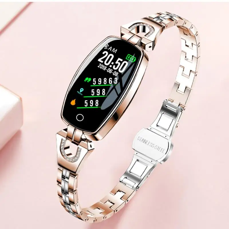 

New CHKEPZ New Female Smart Band Women Sport Bracelet Heart Rate Tracker Monitor Blood Pressure Smart Watches for Iphone