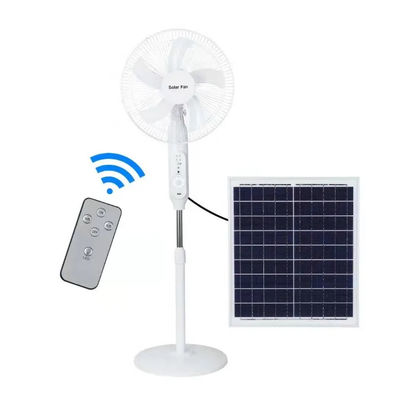 

outdoor rechargeable solar stand fans cool air car solar camping fan