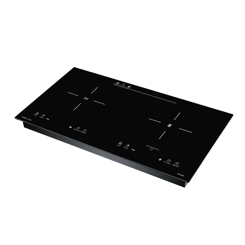 2200W Electric Magnetic Induction Cooker Household Waterproof Panel Boiler Hot Pot Cooking Stove Kitchen Stir-fried Cooktop 220V