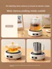 220V 1.2L Portable Electric Cooking Pot Folding Small Multi Functional Dormitory Electric Hot Pot Travel Split Electric Pot 4