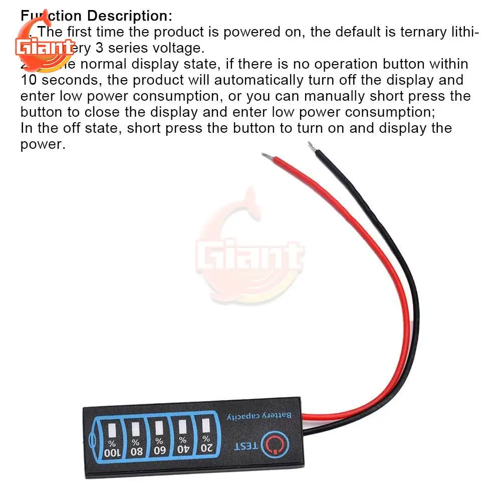 DC 5-30V Battery Level Indicator Ternary Lithium Battery Lithium Iron Phosphate Lead-Acid Capacity Display Tester Meter battery tester voltage gauge lithium battery tester