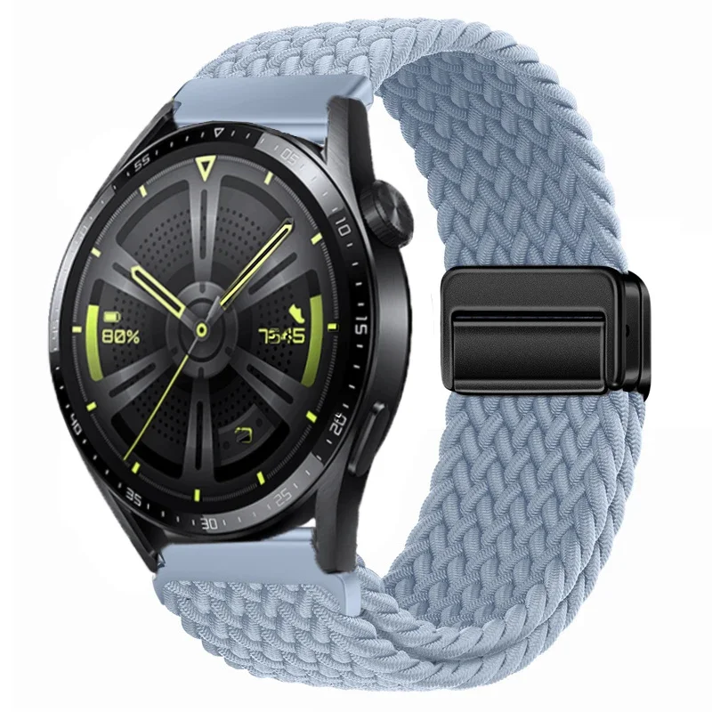 Nylon Braided Watch Strap - Durable Fabric Bracelet Wristband