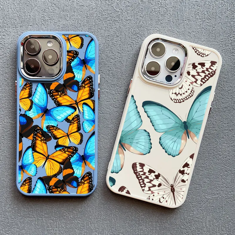 Elegant Butterfly Silicone Phone Case - New Fashion Cover