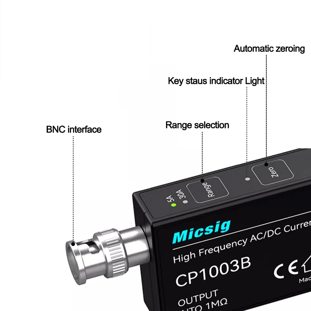 Oscilloscope High Frequency Current Probe MICSIG CP1003/CP503/CP1003B