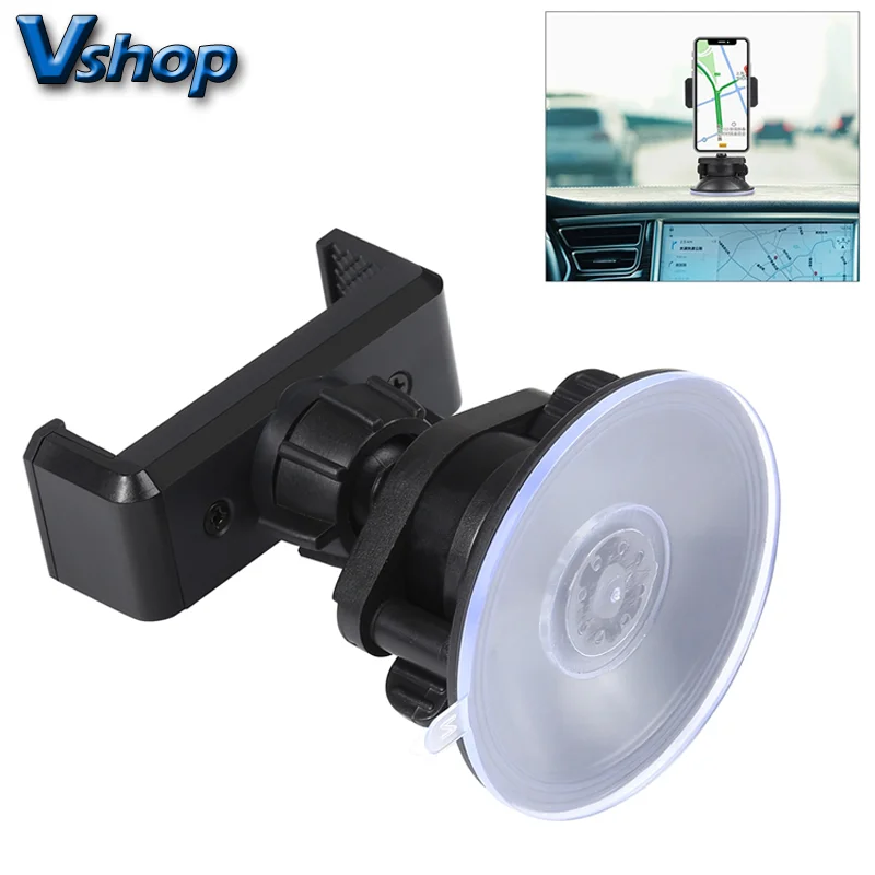 PULUZ Mini Suction Cup Car Holder 360 Degree Rotating Phone Clamp Bracket, Phone Width: 6cm-9cm