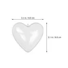 12 Pcs Fillable Hearts Shape Box Clear Heart Shaped Ball Plastic Heart Ball nament Valentine Decoration Hanging Decorations Home 6