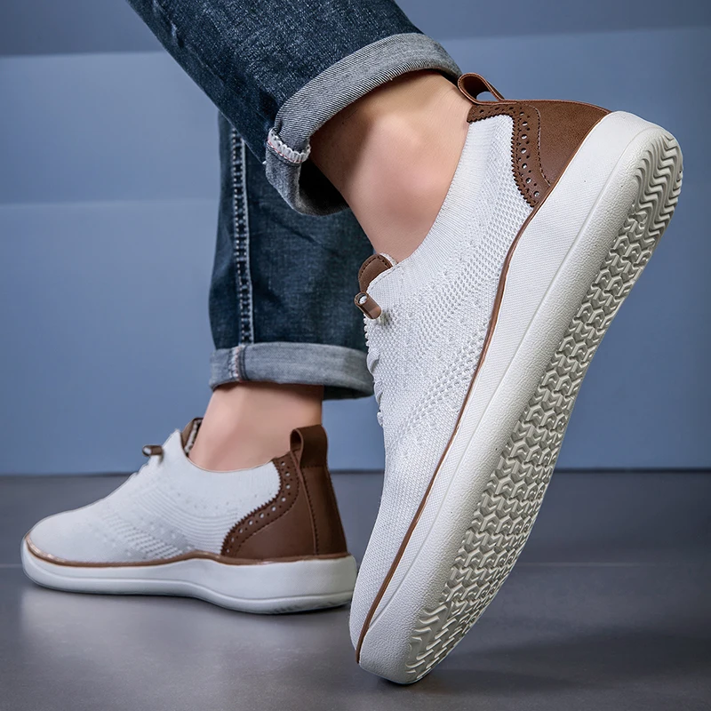 Men's wide shoes, large size casual shoes, suitable for people with fat feet wide feet, soft and light walking shoes 4