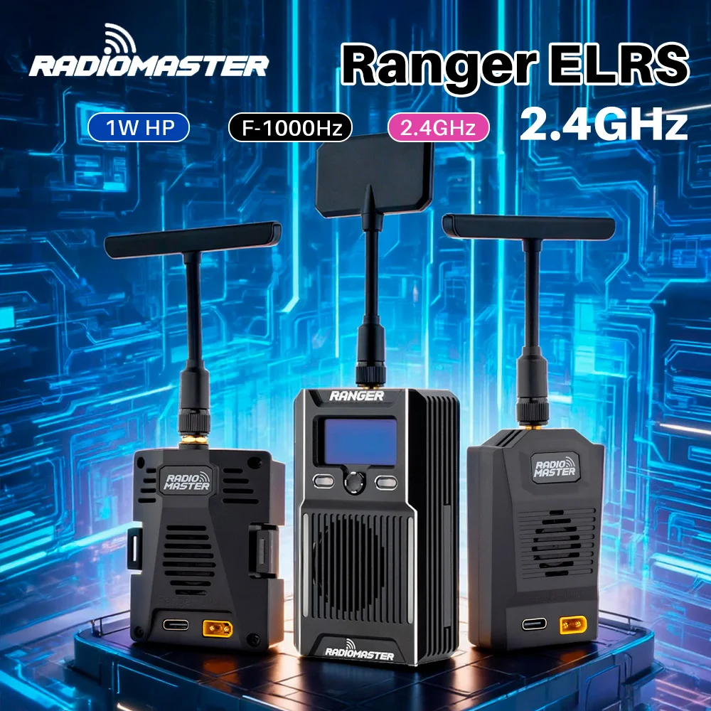 RF-модуль RadioMaster ELRS, передатчик 2,4 ГГц, 1 Вт с комбинированным передатчиком RP1 x2 и RP2 x1, высококачественный передатчик RadioMaster thumbnail 6
