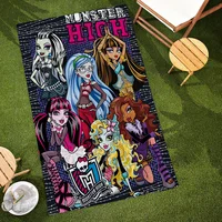 M-Monster Cartoon High Beach Towel Cartoon Cute Summer Kid Large Bath Pool Beach Towel Microfiber Absorbent For Swimming Travel 2