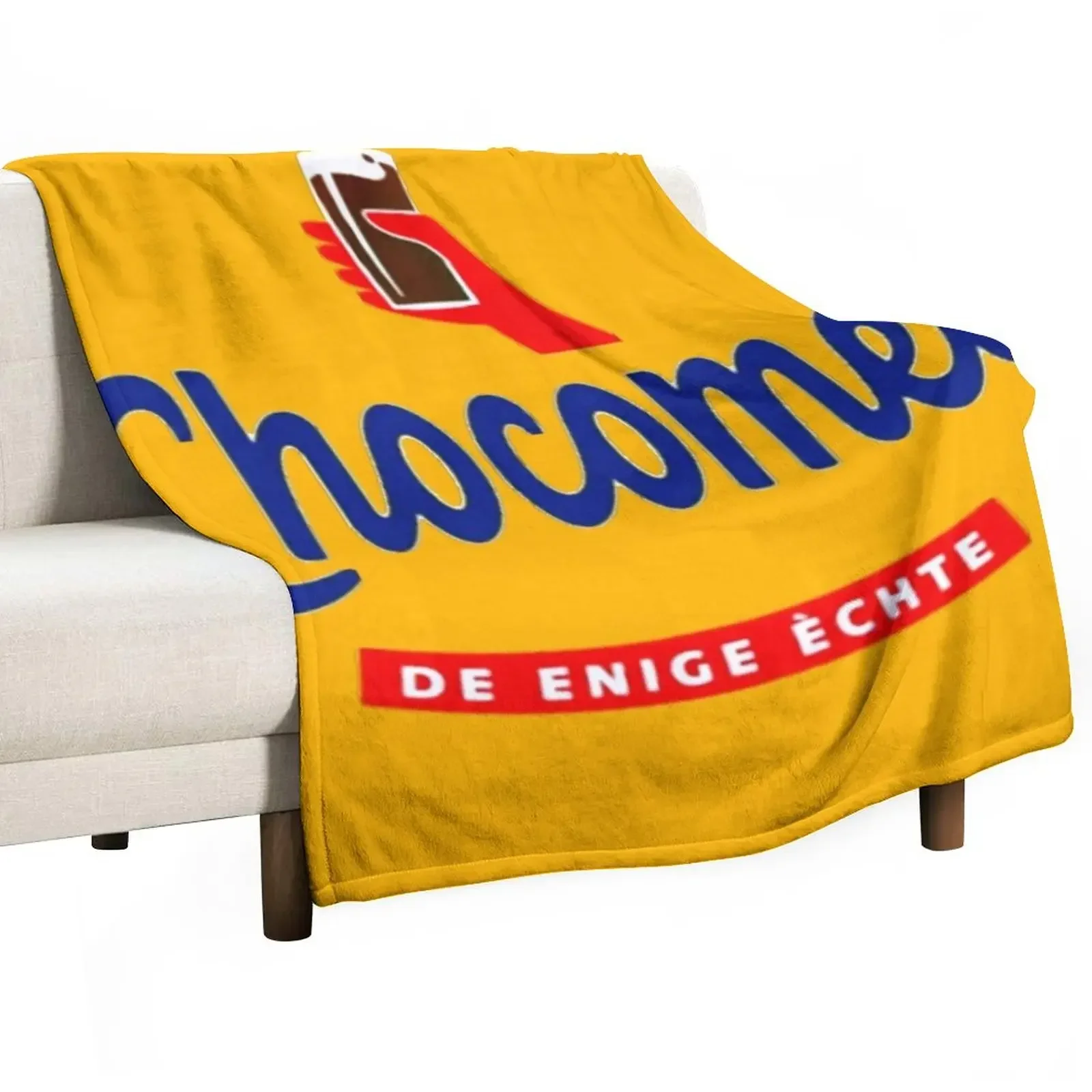 

Chocomel chocolademelk Nederland Throw Blanket Large cosplay anime Nap Blankets
