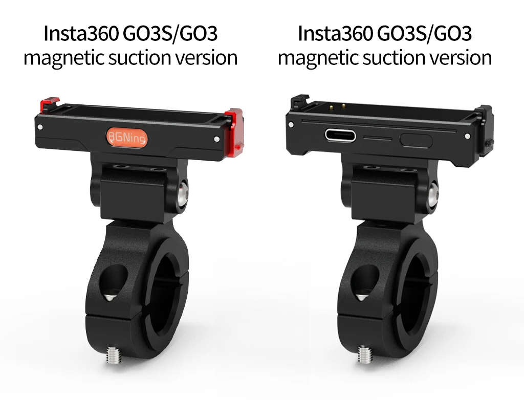 GO 3S Magnetische Halterung Ladestation Schnellverschluss Halterung Motorrad Lenker Klemme für Insta360 Go 3 3S Kamera Halter – Detail 14