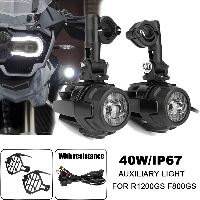 MotorcycleFoglightsLEDAuxiliaryHeadlightAssemblieDrivingLamp