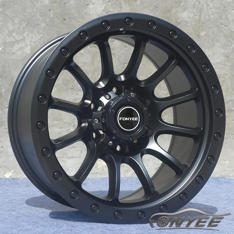 

CAWOSS 4pcs 17 inch car wheels 6*139.7 PCD ET0 CB110 modified aluminum alloy offroad rims for Ford Everest Prado Pajero