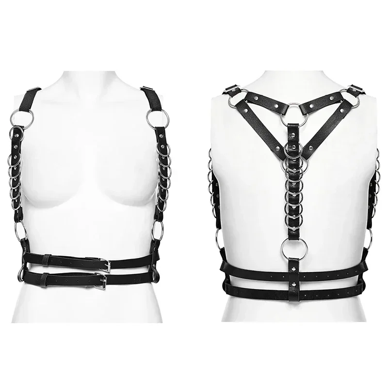 Cintura Donna Pelle Punk Catene Per Il Corpo A Strati Nere Cintura In cintura-donna-pelle-punk-catene-per-il-corpo-a-strati-nere-cintura-in
