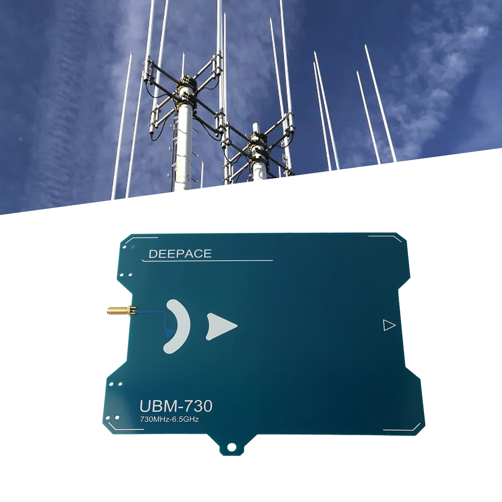 

10dB Antenna Antenna 138 Grams 23*22.5 Cm 730MHz-6.5GHz For Directional Radio Signal For Laboratory Environments
