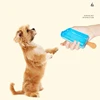 Pet dog summer flushing cooling frozen toy TPR rubber chew bite resistant reusable toy ice cream pet supplies 2