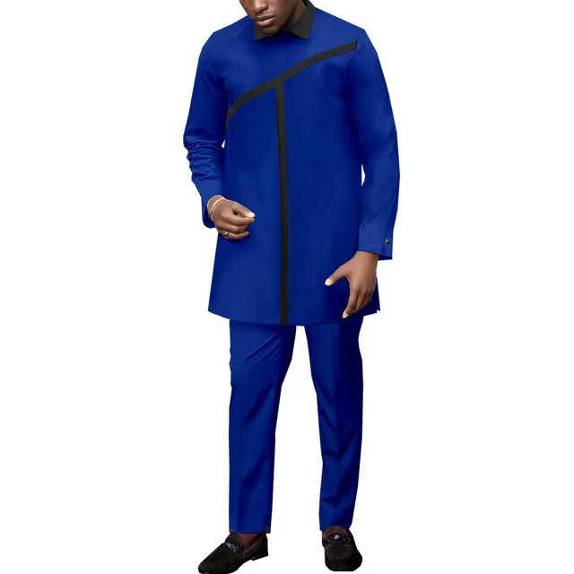 Bolaji Long Sleeve Dashiki Outfit - Image 4