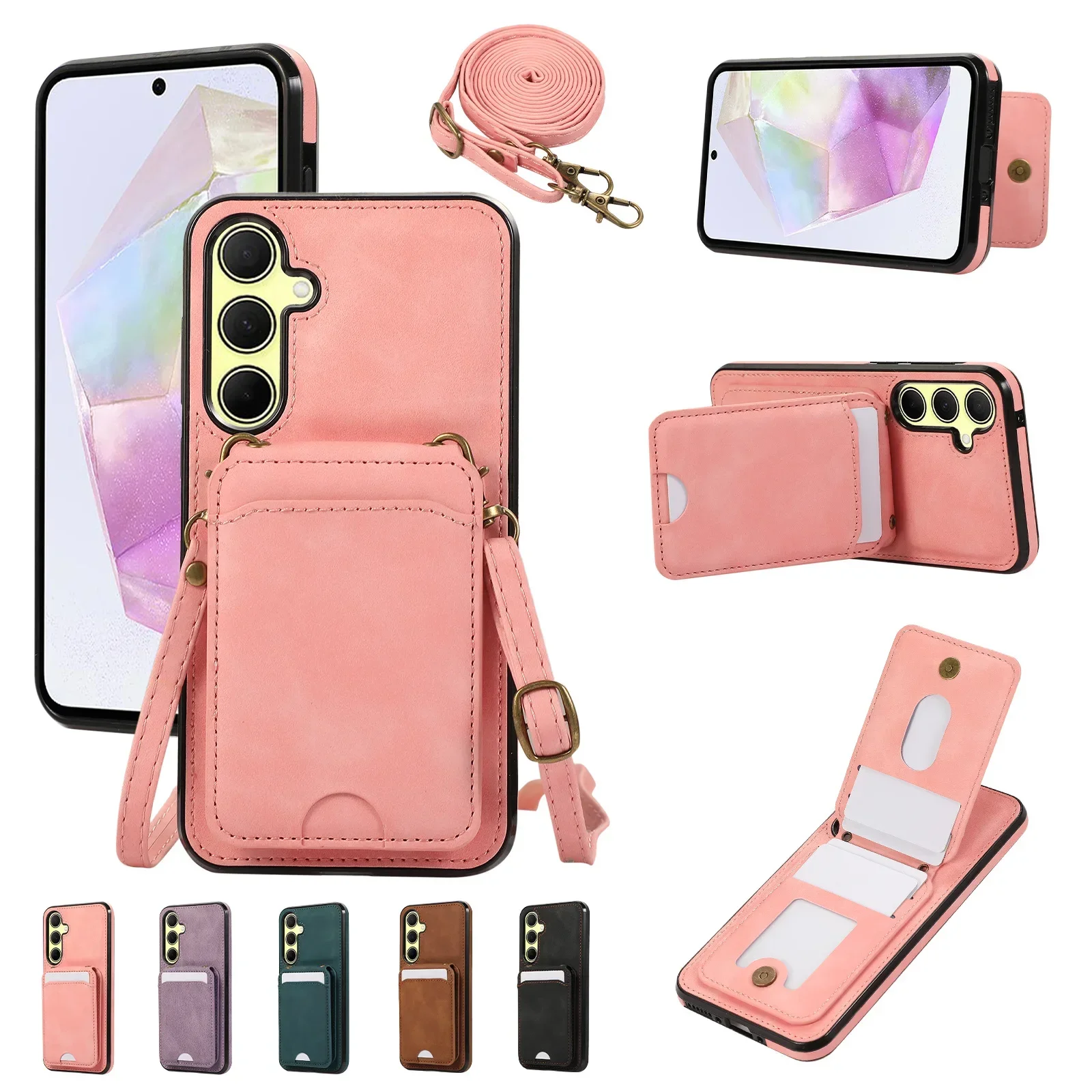 Sleek Crossbody Phone Case with Adjustable Strap
