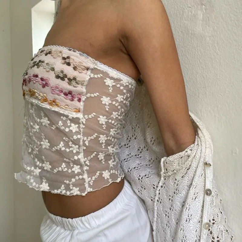 トップス 2000s gal tube top Pink Y2K Cropped Tube Top - NWT - 2000s Tube Top - Y2K Crop