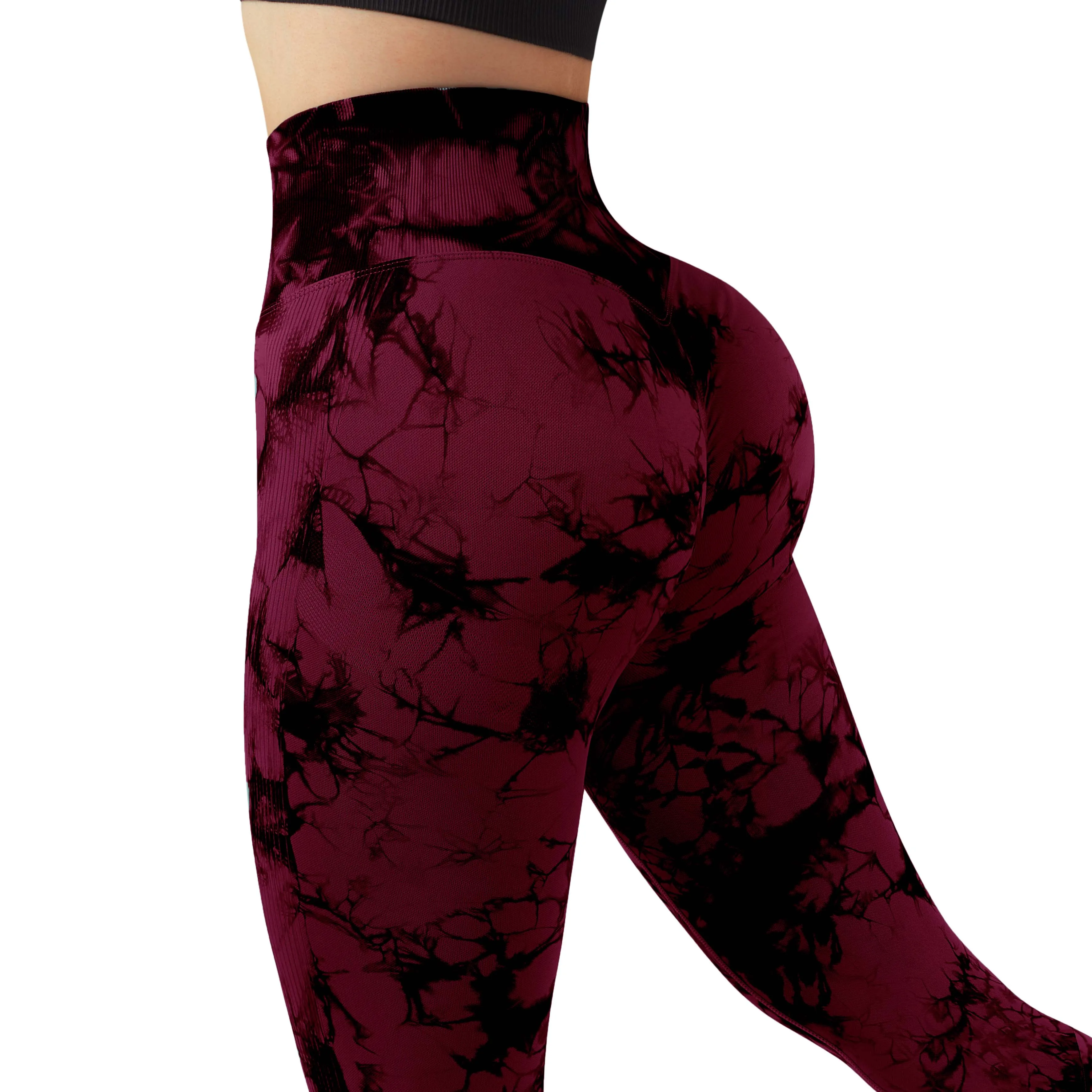 Sce6fdd801e6b4eaca3c5b02959e34bd48 Seamless Leggings for Women Fitness Yoga Pants High Waist Tie Dye Legging Workout Scrunch Butt Lifting Sports Gym Tights Woman