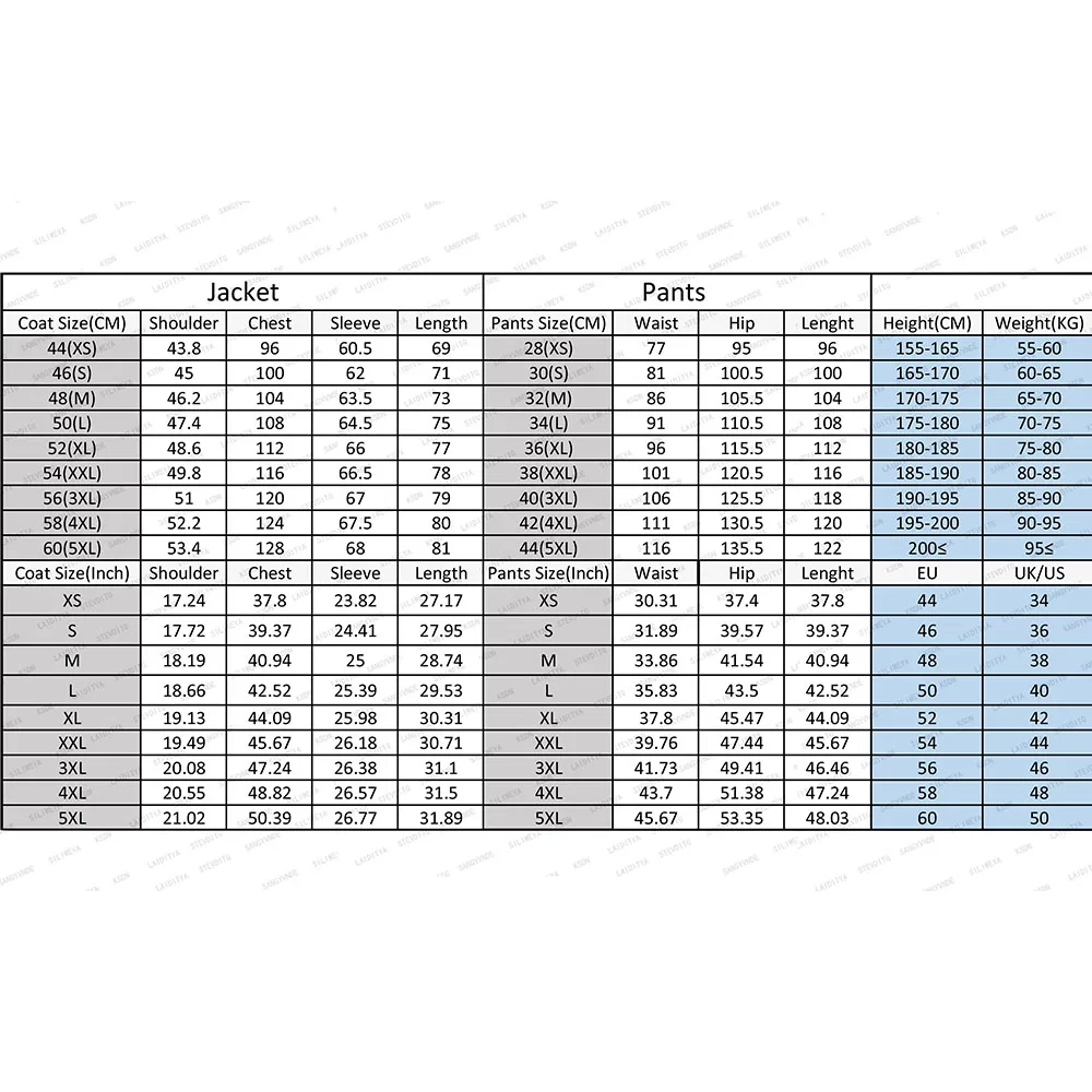 Рисунок 5 - Однотонные мужские костюмы