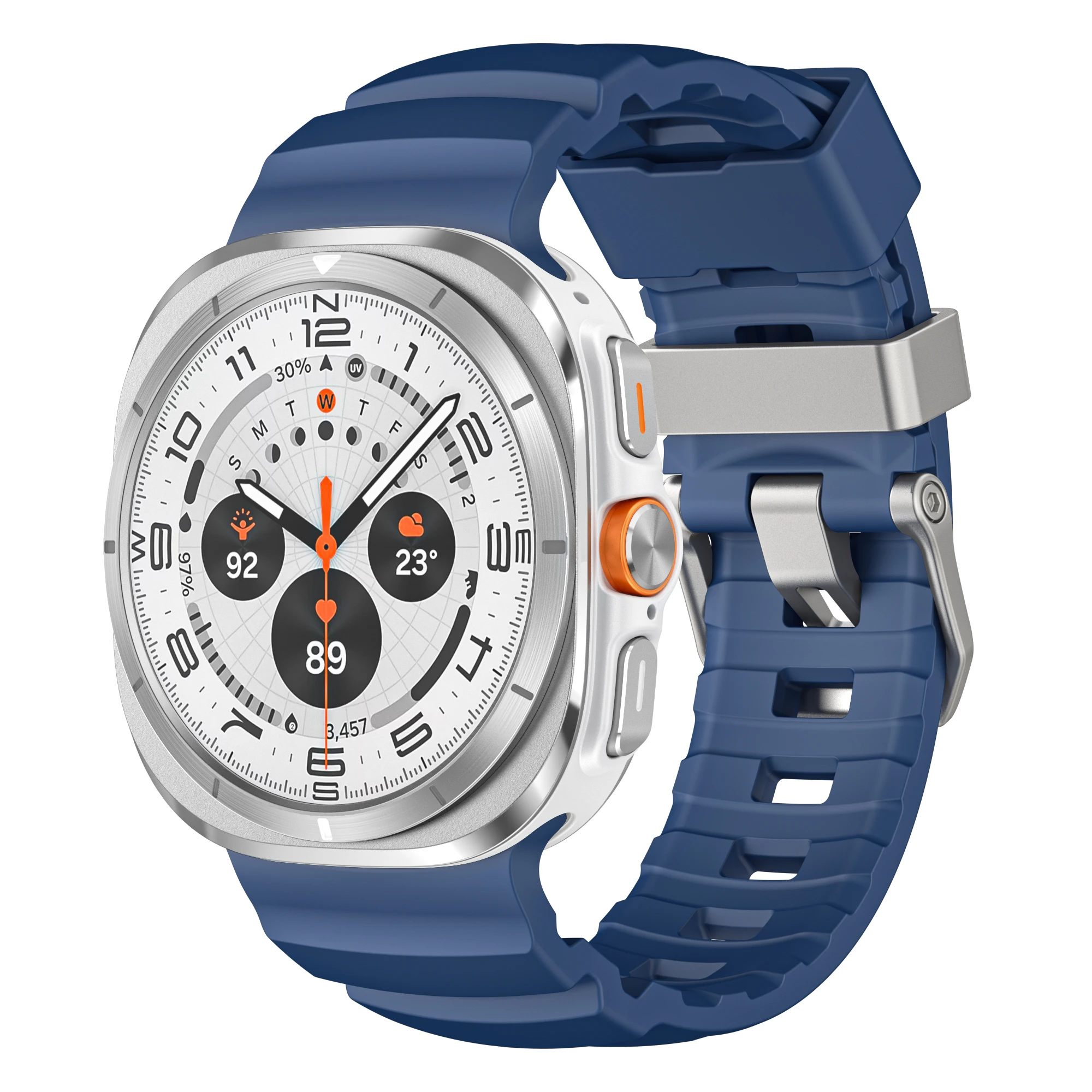 Silicone Sport Strap for Smartwatch - 47mm Bracelet Accessory