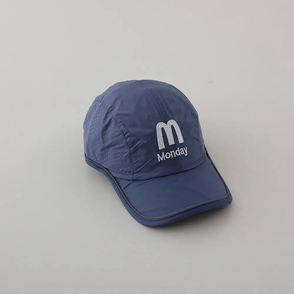 Korean Summer Baby Baseball Cap Breathable Letter Children Peaked Hat Quick Dry Visor Sun Protection Cap Outdoor