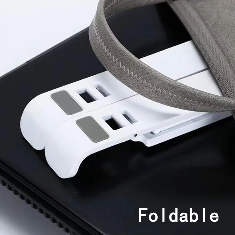 1PC 접이식 노트북 스탠드 노트북 브래킷 조정 가능한 인체 공학적 노트북 지원 베이스 홀더 노트북 태블릿 액세서리 스탠드