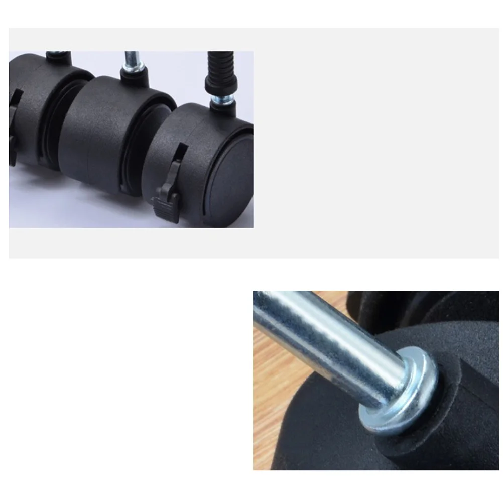 Inch Creative Swivel Casters Degree Plate And Bearing Office Chair Wheel Safe Roller Furniture Wheel Hardware