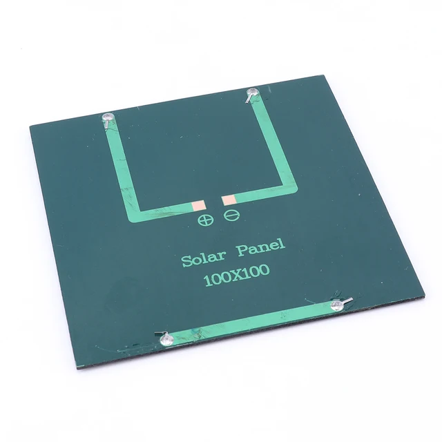 Solar Panel 3W 5V Micro Solar Charging Board Portable Fast Charger Photovoltaic Cell for 3.7V Battery 3-5V Battery/Phone Charger 6