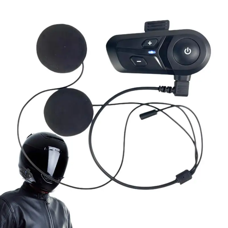 

Wireless Hat Headphones IPX67 Motorcycle Wireless Intercom Noise Cancellation Motorbike Hat Speaker Two-Unit Speaker Unit Front